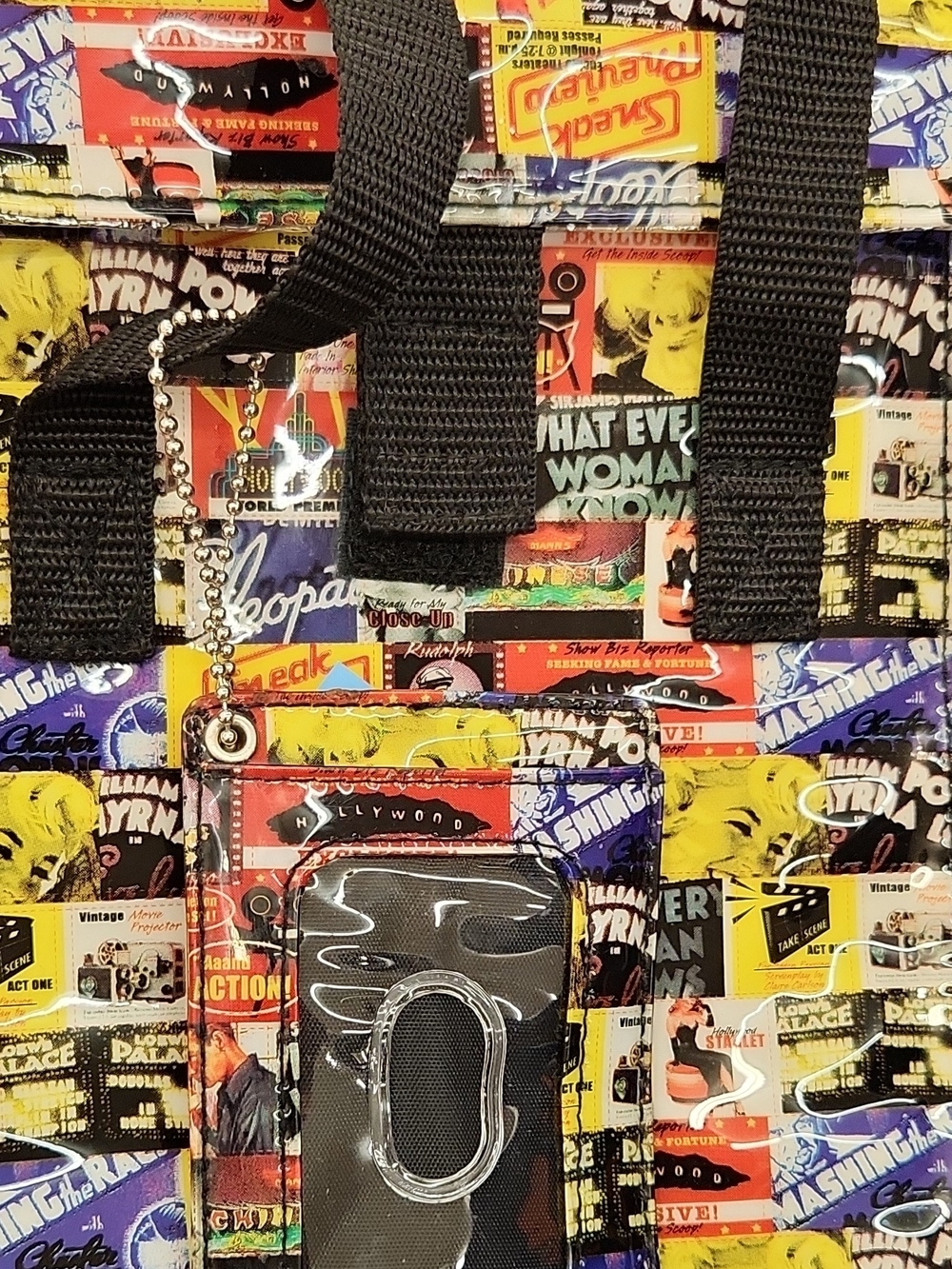 Relic Multicolor Pop-Art Duffel Bag with Black Straps